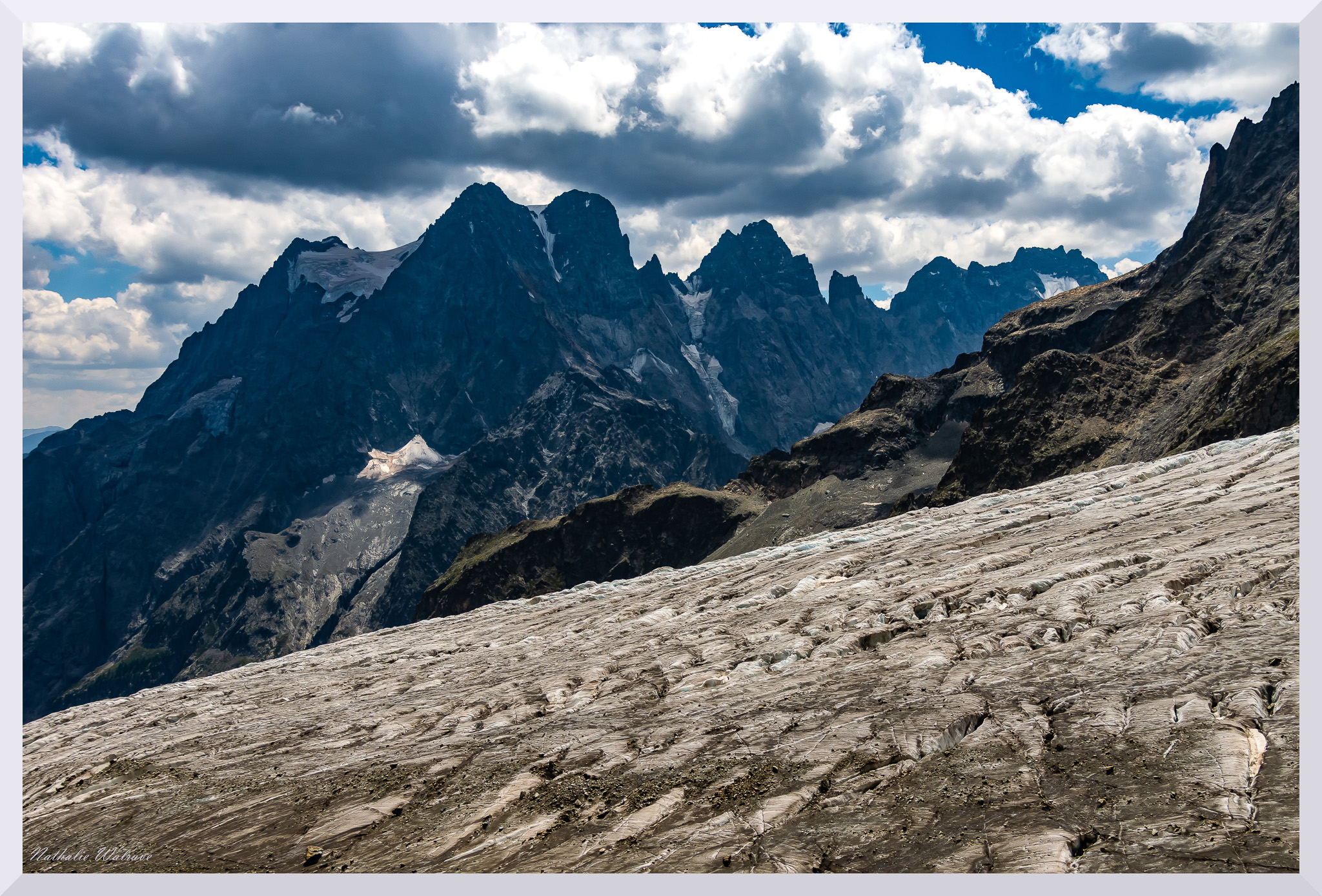 Sur le chemin vers le glacier blanc